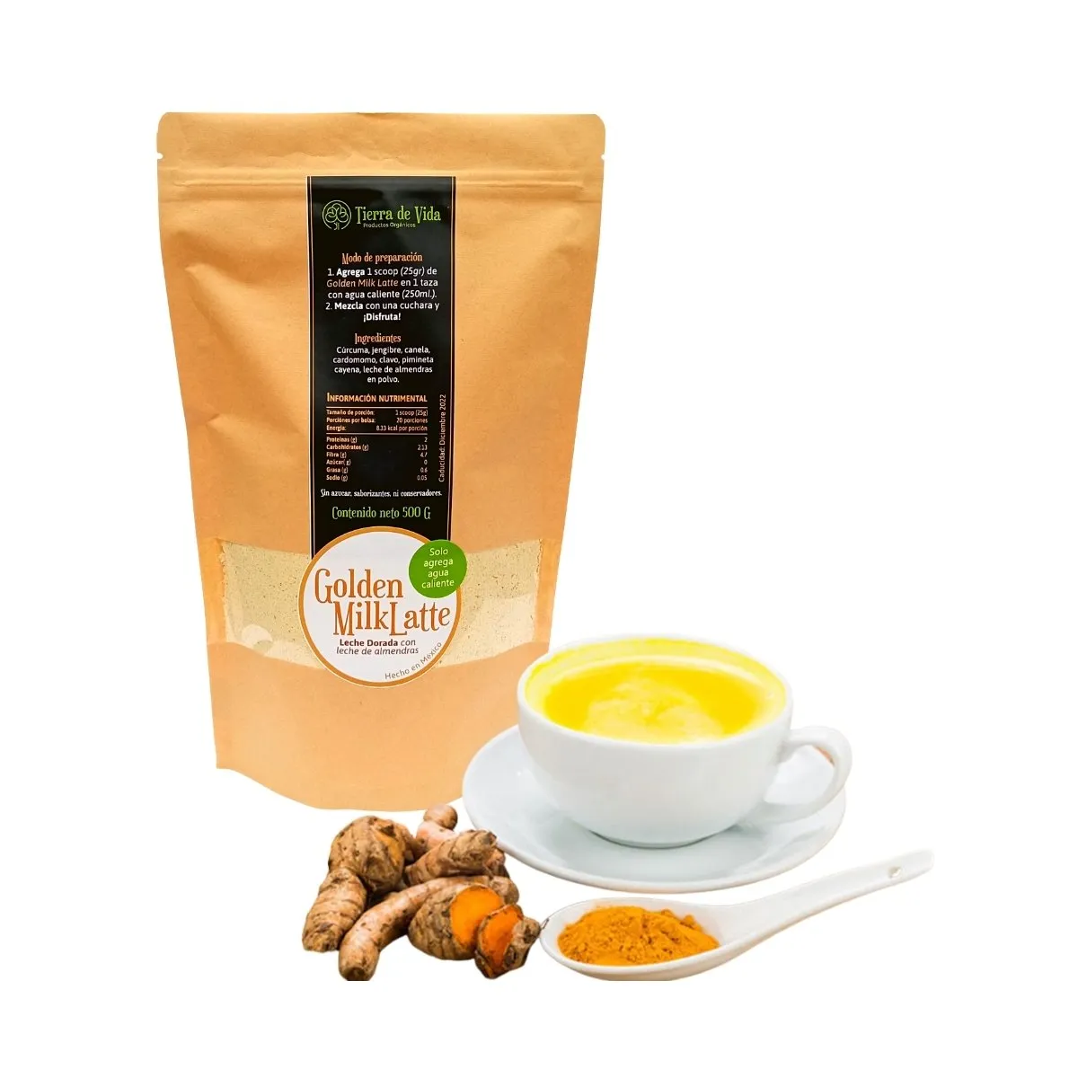 Golden Milk Latte (Almendras) 1kg