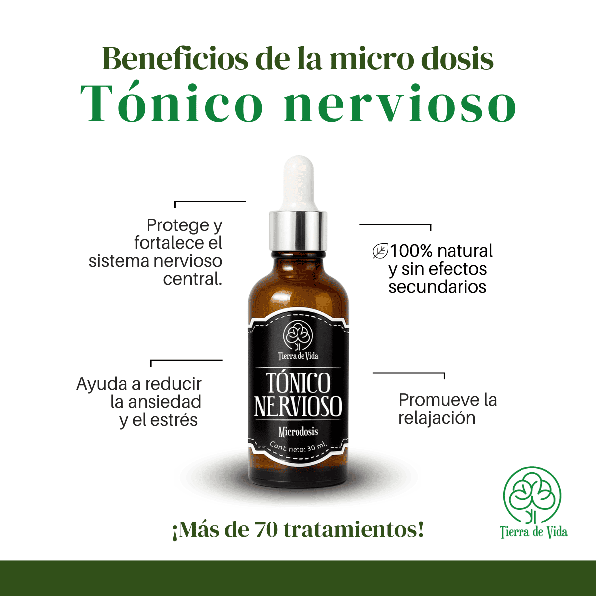 Tónico para el Sistema Nervioso Microdosis 30ml - Imagen 2