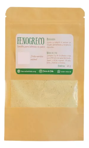 Fenogreco Semilla En Polvo Para Infusión