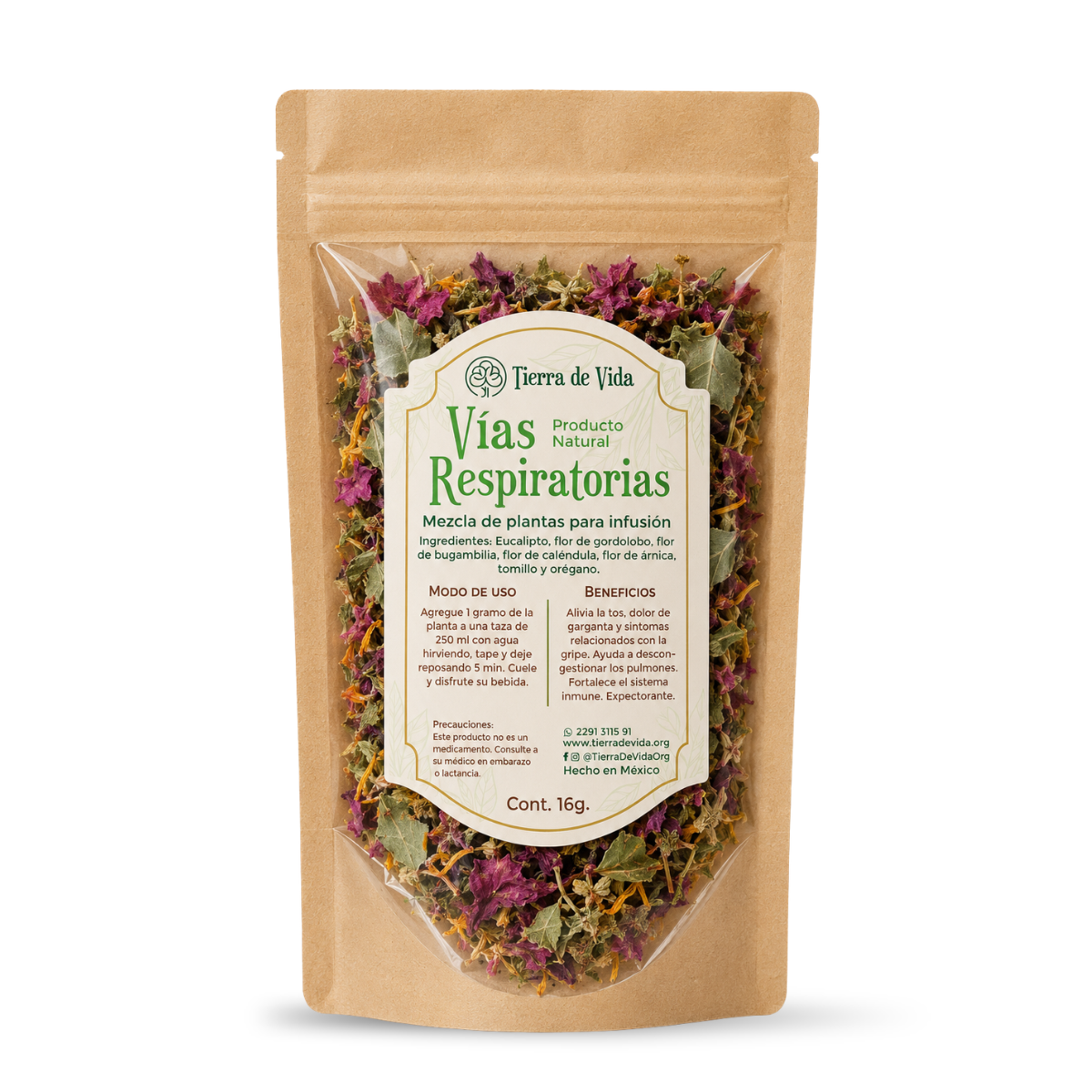 Té Eucalipto Bugamblia Gordolobo Tos Y Vías Respiratorias
