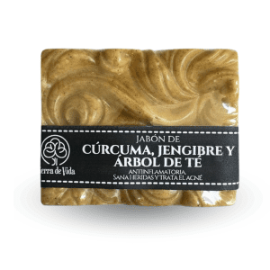 Jabón De Cúrcuma Jengibre Y Árbol De Té Extractos Naturales