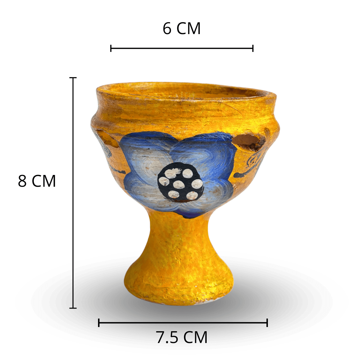 Copalero de Barro - Color Amarillo - Imagen 2