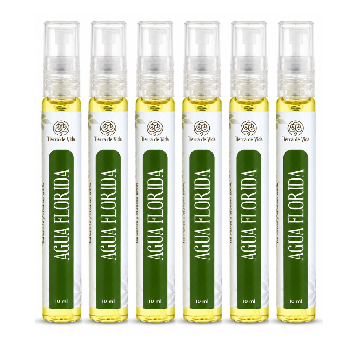 6 Agua Florida Loción Spray 10ml - Llévala A Cualquier Parte