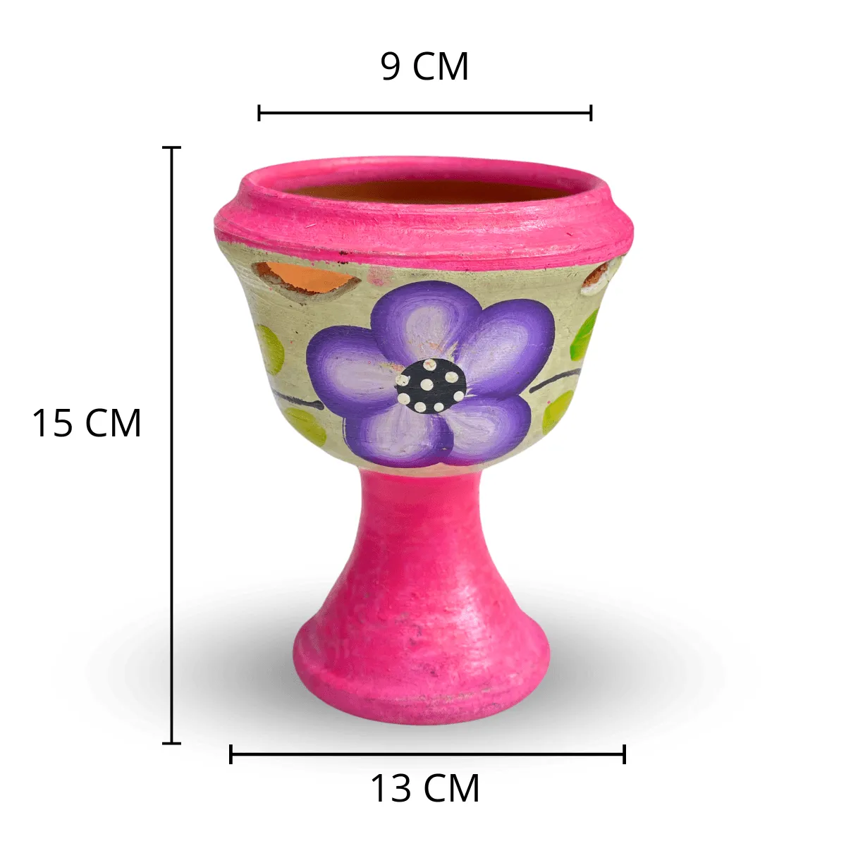 Copalero de Barro - Color Rosa Mediano - Imagen 2
