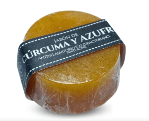 Jabón De Cúrcuma y Azufre Piel Radiante