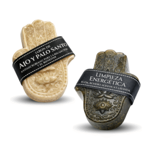 2 Jabones Limpieza Energética Ajo Y Palo Santo / Ruda Romero