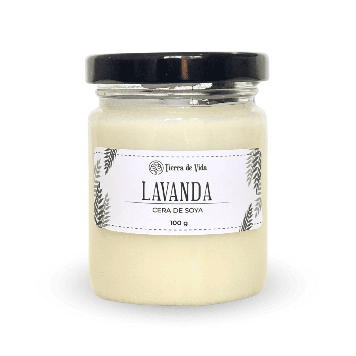 Vela Aromática de Lavanda - Frasco 100g
