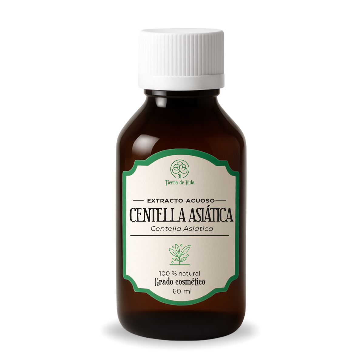 Centella Asiática - Extracto Acuoso 60ml - Uso Cosmético (Incluye Ficha Técnica)