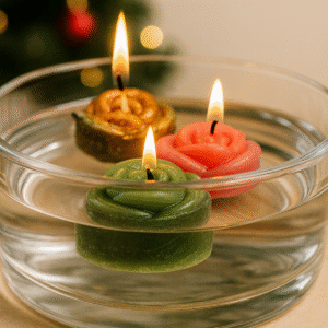 Kit de Velas Flotantes - Prosperidad, Salud, Armonía, Amor Propio y Protección