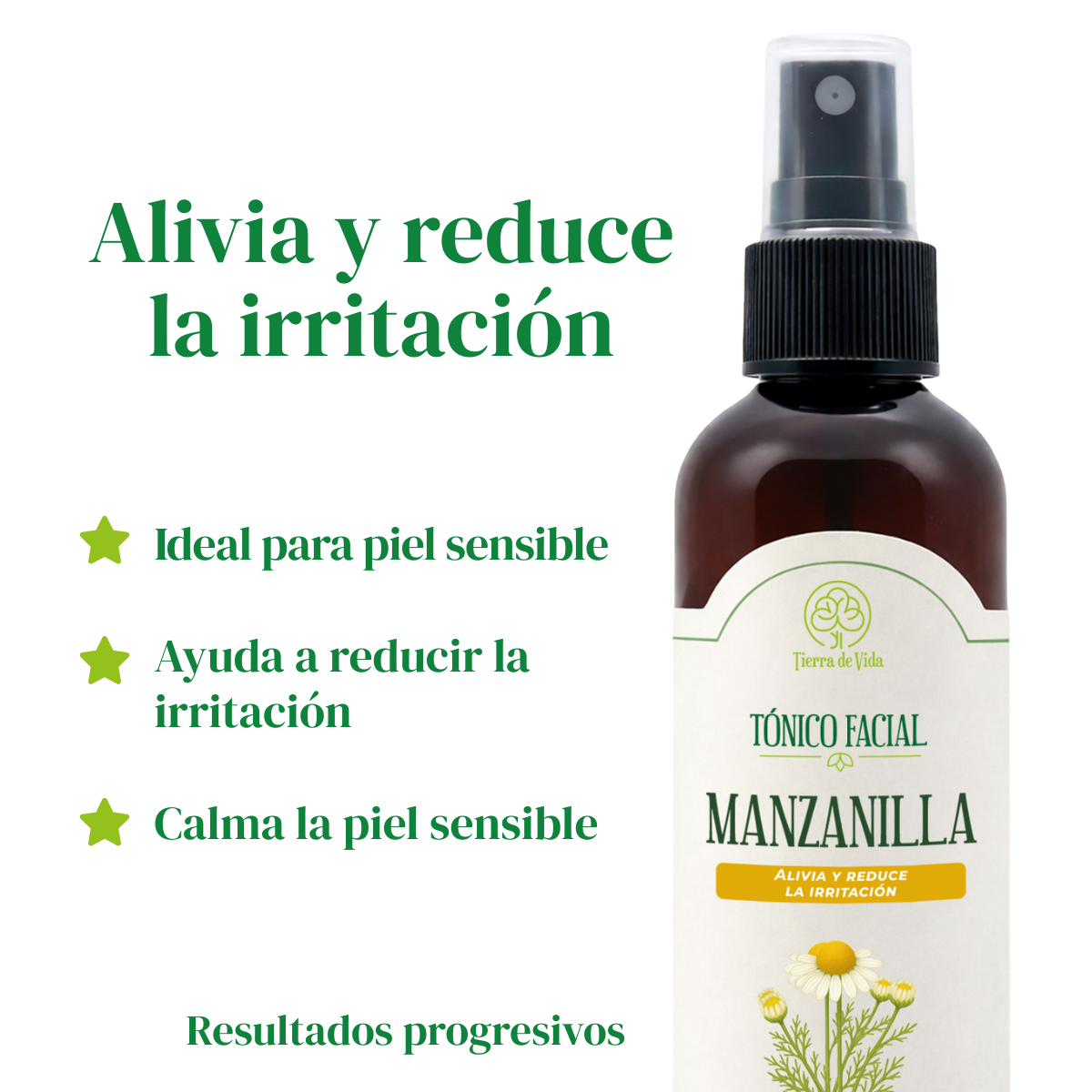 Tónico Facial Manzanilla - Calmante Piel Sensible 120ml - Imagen 2