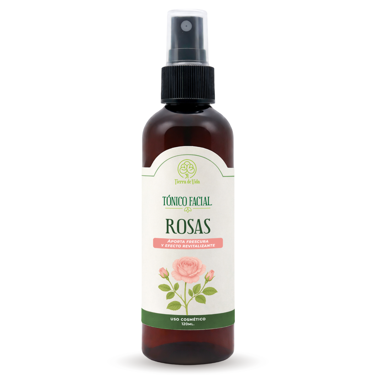 Tónico Facial Rosas Hidratante Y Refrescante Piel 120ml
