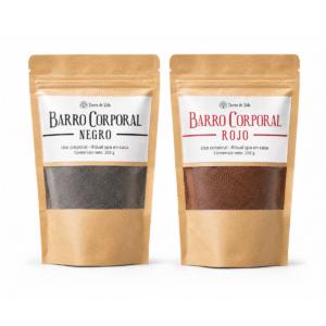 Kit de 2 Barros Corporales - Barro Negro y Barro Rojo 500g